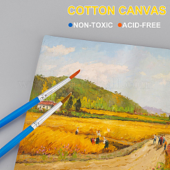 Panneaux de toile de peinture en bois et coton&nbsp;DIY-NB0001-71B-01