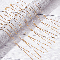 10 pièce de fabrication de collier en chaîne de câble en acier inoxydable 304&nbsp;NJEW-NB0001-11