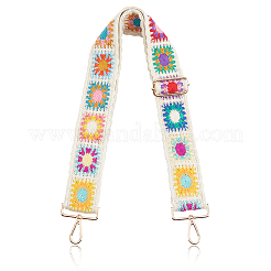Ethnischen stil tuch stickerei bunte blume gurtband tasche riemen&nbsp;DIY-WH20053-22A