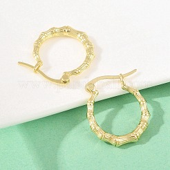 Латунные серьги обруча&nbsp;EJEW-D348-01G