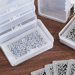 4 шт. Пластиковые коробки для хранения карт с откидными крышками&nbsp;CON-CP0001-017