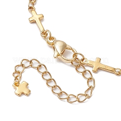 Изготовление браслета из цепочек с поперечными связями из нержавеющей стали 304&nbsp;AJEW-JB01299-01