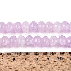 Выпечки нарисованные потрескивание стеклянные бусины пряди&nbsp;DGLA-N020-01A-04