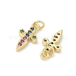 Латунные микро проложить кубического циркония подвески&nbsp;KK-P350-03G