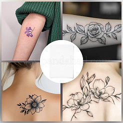 Pellicola di trasferimento per stencil per tatuaggi in plastica rettangolare&nbsp;DIY-CY0003-17