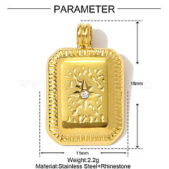 Подвески из нержавеющей стали 304&nbsp;STAS-OY001-46G