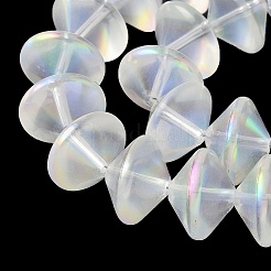 Стеклянные бусины с гальваническим покрытием &nbsp;EGLA-G038-01A-HR03