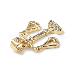 Стойки обшивки латунь микро проложить Циркон подвеску&nbsp;KK-F848-04G