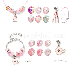 Fai da te braccialetto europeo kit per la creazione di collane per bambini&nbsp;DIY-G085-01C