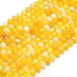 Натуральные полосатые агатовые бусы&nbsp;G-P573-A13-01