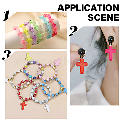 24 стиль непрозрачных акриловых бусин&nbsp;SACR-AR0001-23