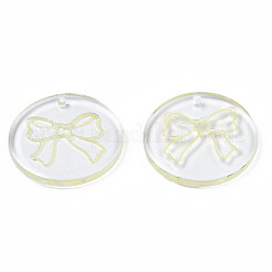 Прозрачные смоляные подвески&nbsp;RESI-N030-006B