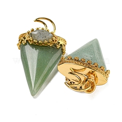 Gros pendentifs en aventurine verte naturelle&nbsp;G-F639-06C-G