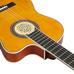 Деревянная крышка звукового отверстия гитары&nbsp;AJEW-WH20018-105B