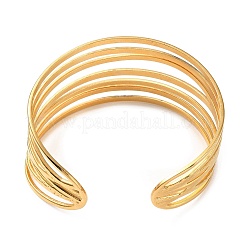 Многорядные браслеты-манжеты из нержавеющей стали 304&nbsp;BJEW-F457-05G