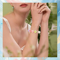 120шт 8 цвета непрозрачные акриловые бусины&nbsp;MACR-PA0001-11