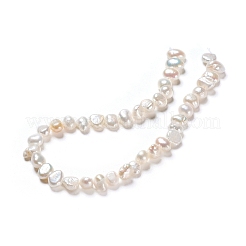 Brins de perles de culture d'eau douce naturelles&nbsp;LS-PEAR-I004-08B