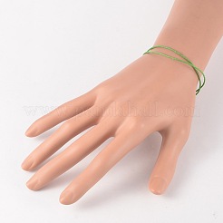 Bracelets de cordon ciré réglable&nbsp;BJEW-JB02133
