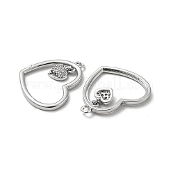 Латунные микро проложить кубического циркония подвески&nbsp;KK-H460-44P