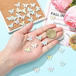 30шт 5 цвета сплава эмалевые подвески&nbsp;ENAM-YW0008-36