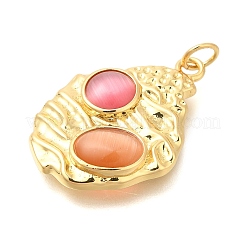 Messing Anhänger & Charms&nbsp;LS-KK-U040-01G-03