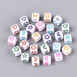 Opake Legierung Perlen&nbsp;SACR-Q001-09C