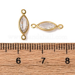 Латунные подвески из прозрачного кубического циркония&nbsp;KK-Z121-06G-06