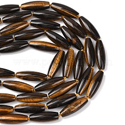 Natürlichen Tigerauge Perlen Stränge&nbsp;G-L654-G10-01