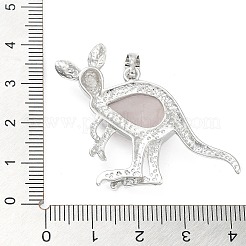 Природного розового кварца подвески&nbsp;G-A176-A11