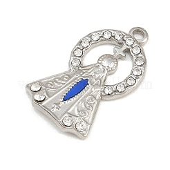 Pendentifs en acier inoxydable 304 émaillés&nbsp;SA-CBABA5E-13P