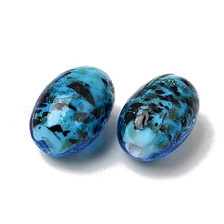 Perles vernissées de sable d'or manuelles &nbsp;LA-CBAC6A6-01