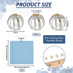 925 Sterling Silber Perlen&nbsp;STER-BC0002-19C