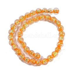 Fili di perline di lampwork in lamina fatti a mano&nbsp;FOIL-K003-06B-08