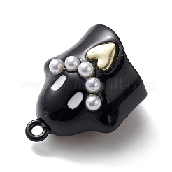Pendentifs en alliage peints à la bombe d'halloween&nbsp;PALLOY-R139-02B-02