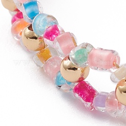 Bracelets ronds en perles de rocaille de style mixte&nbsp;BJEW-JB05870
