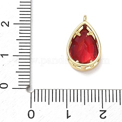 Pendenti in ottone con zirconi cubici&nbsp;KK-CBA56EF-34B-G