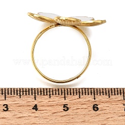 Anelli aperti con polsino smaltato in acciaio inossidabile 304&nbsp;SA-CBA369F-04G-02