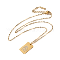 Золотые подвески-созвездия из нержавеющей стали 202&nbsp;NJEW-K380-02G-09