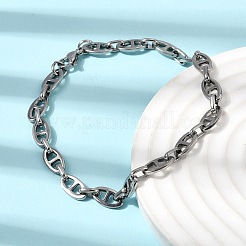 Schmucksets aus Mariner-Gliederketten aus Edelstahl 304&nbsp;SJEW-L199-16P