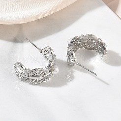 Pendientes de latón para mujer&nbsp;EJEW-A168-13P
