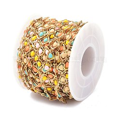 Catena a maglie in acciaio inossidabile 304 e smalto&nbsp;CHS-D034-02G