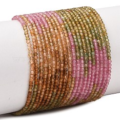Fili di perle di tormalina multicolore naturale&nbsp;G-I289-03