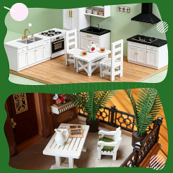 Tables et chaises&nbsp;AJEW-WH0410-306B