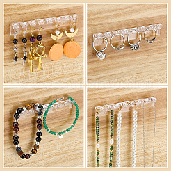 4 Set Kunststoff-Wandhaken zur Aufbewahrung von Halsketten und Armbändern&nbsp;AJEW-PH0008-97