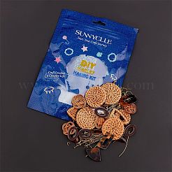 Kits de fabrication de boucles d'oreilles tissées à faire soi-même&nbsp;DIY-SC0001-58