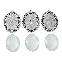 Набор для изготовления пустых подвесок из сплава в тибетском стиле своими руками&nbsp;DIY-FS0005-80B