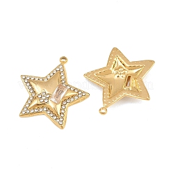 Pendentifs en strass en acier inoxydable 304&nbsp;SA-CBADC81-02G-04