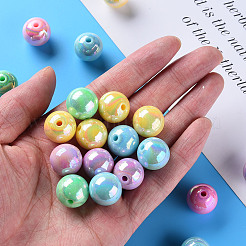 Непрозрачные акриловые бусины&nbsp;X1-MACR-S370-D16mm-M1