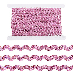 3 rotolo di nastro con frange ondulate glitterate in poliestere&nbsp;OCOR-GF0004-45A