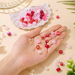 80 г прозрачных стеклянных бусин&nbsp;DGLA-TA0001-47I